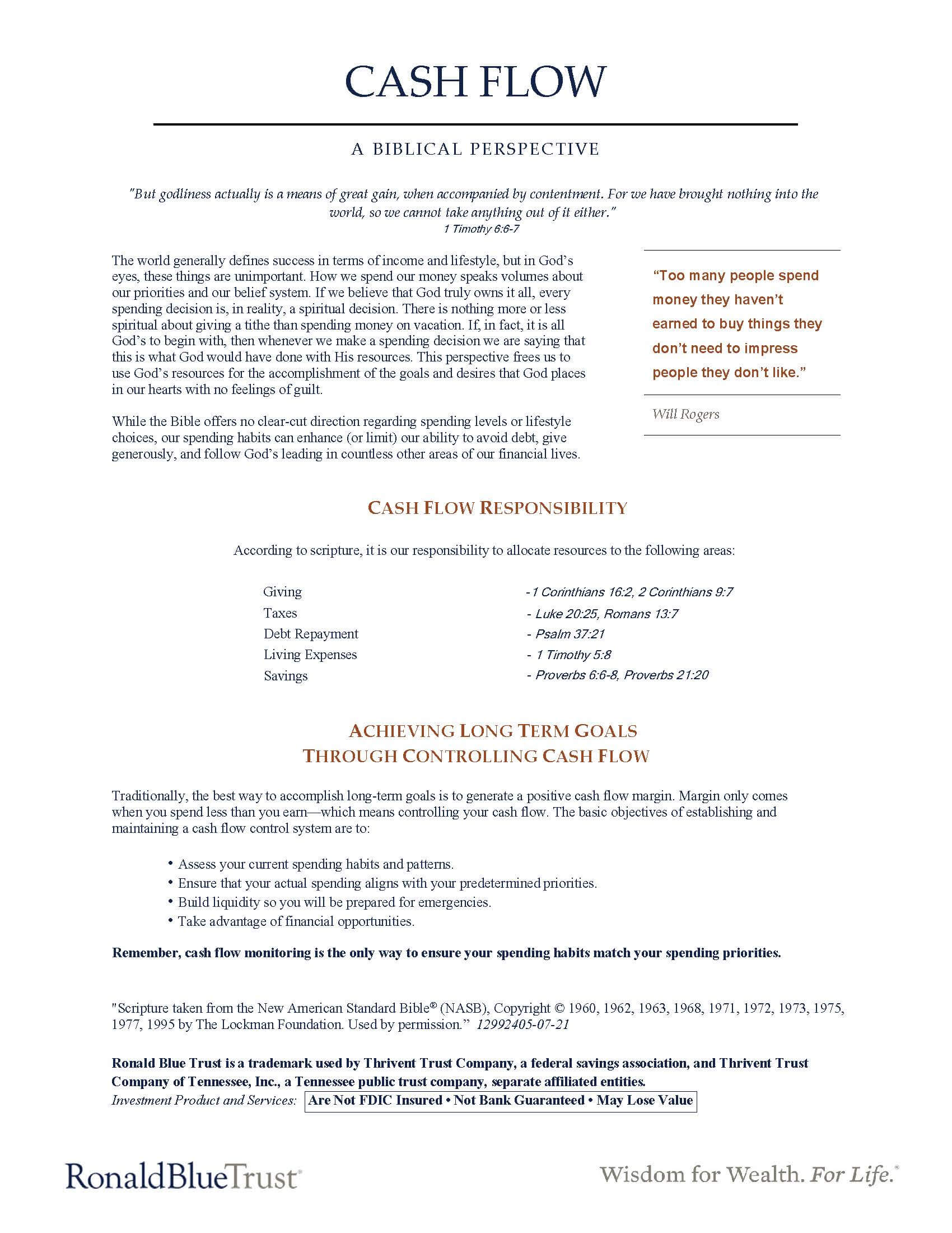 Faith Finance Cash Flow Page 03