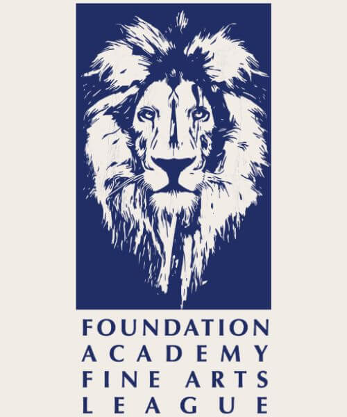 Foundation Academy Fine Arts League Logo Blue